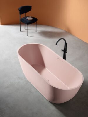 Rock Texture Bathtub Pink - D002