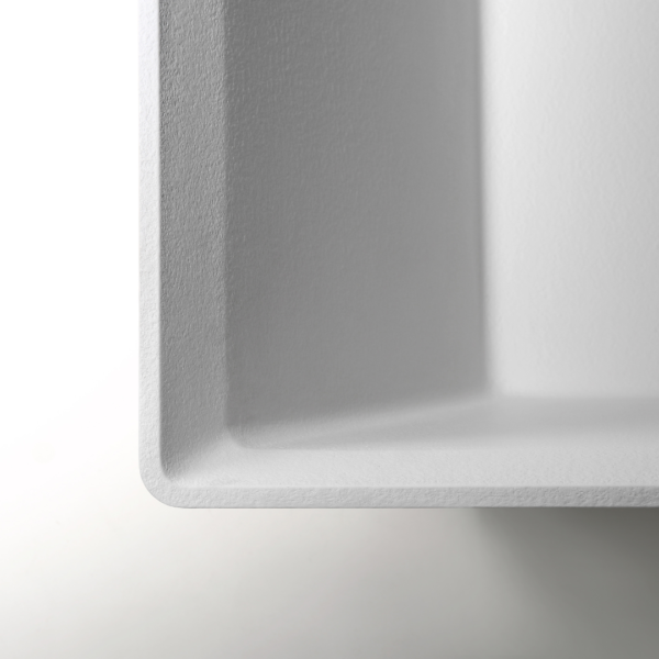 Rock Texture Bathtub Perfect Line Design White - D001