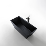 Rock Texture Bathtub Black - D001