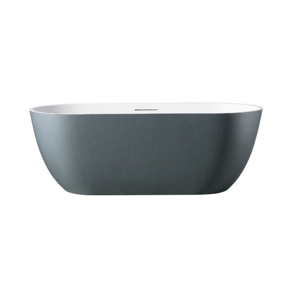 Rock Texture Bathtub TWO-TONE COLOR PRODUCTS Prussian - Blue-Grey+White - D002