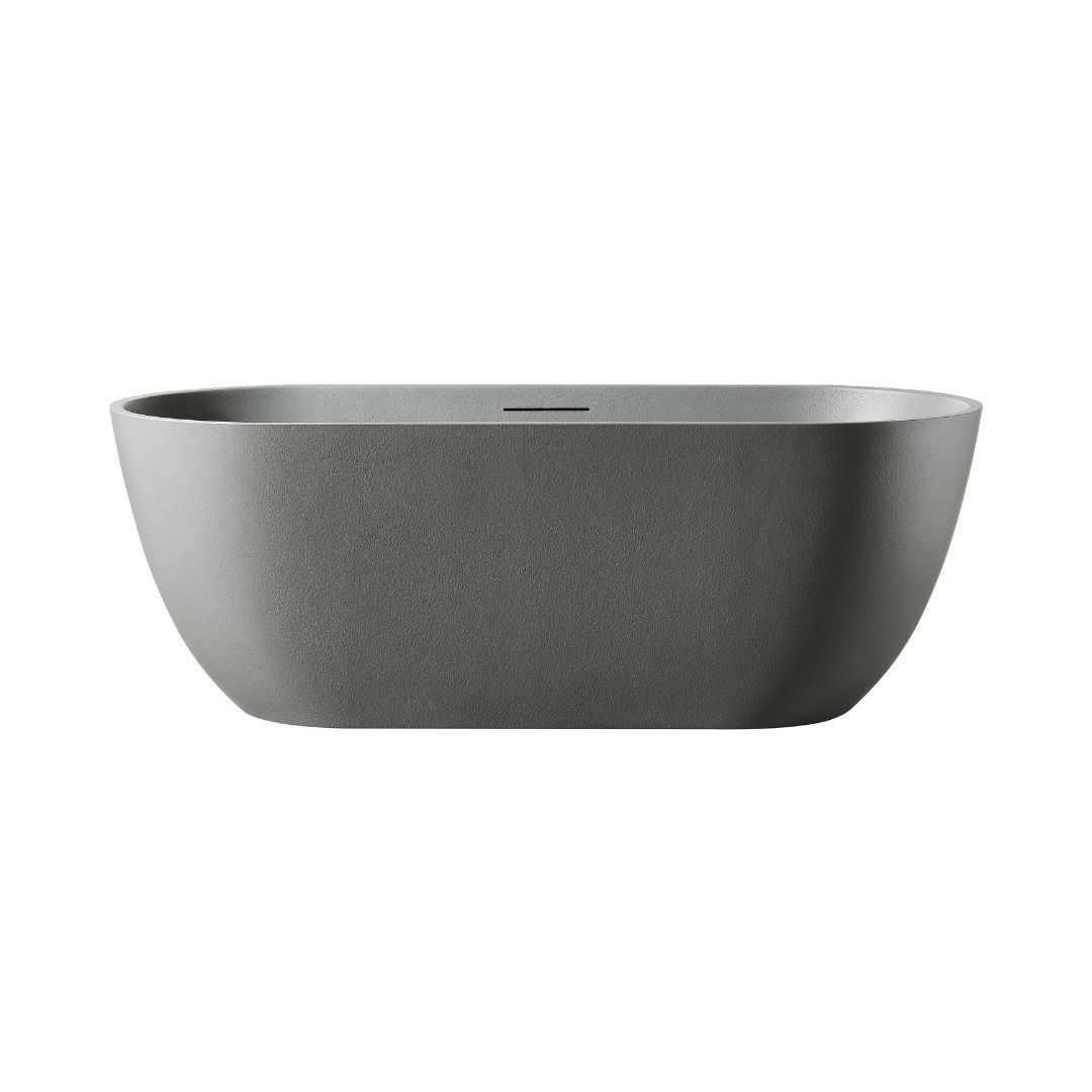 Rock Texture Bathtub Cement-Grey - D002 - Image 2