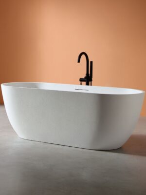 Rock Texture Bathtub White - D002