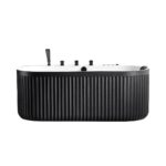 Rock Texture Two-tone color Black+White - A005