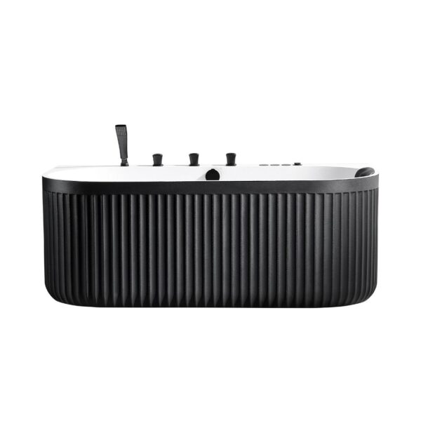 Rock Texture Two-tone color Black+White - A005