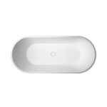 Rock Texture Bathtub White - D002