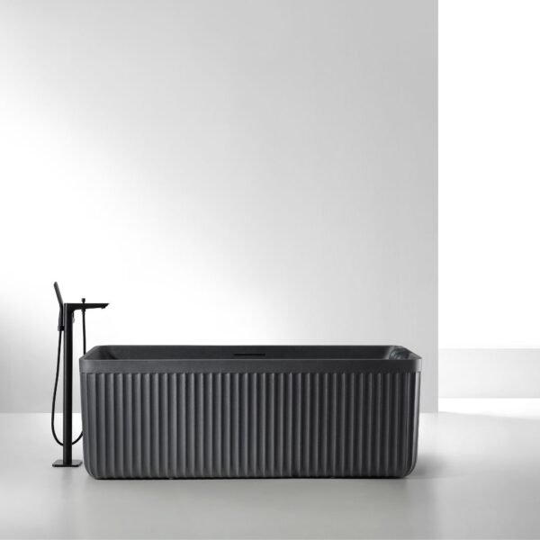 Rock Texture Bathtub Black- D005