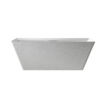 Rock Texture Bathtub Perfect Line Design White - D001