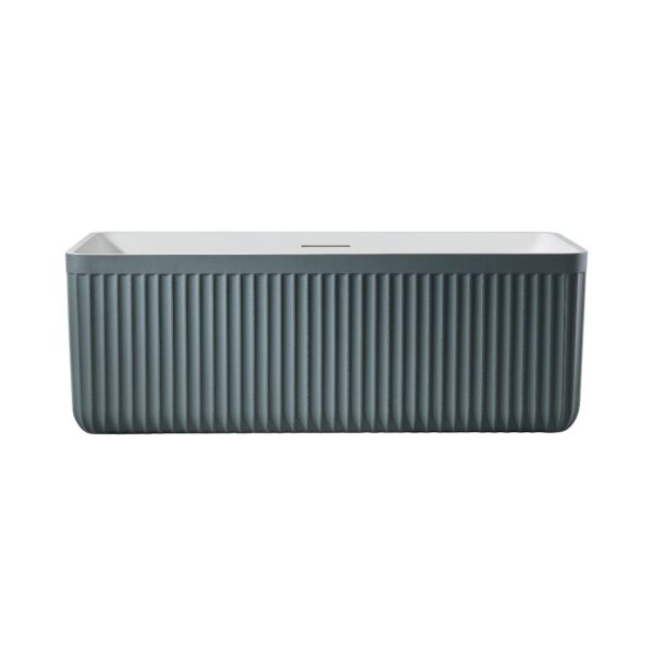 Rock Texture Bathtub Two-tone color products Blue-Grey+White - D005