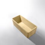 Rock Texture Bathtub Cappuccino - D005