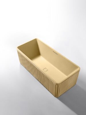 Rock Texture Bathtub Cappuccino - D005