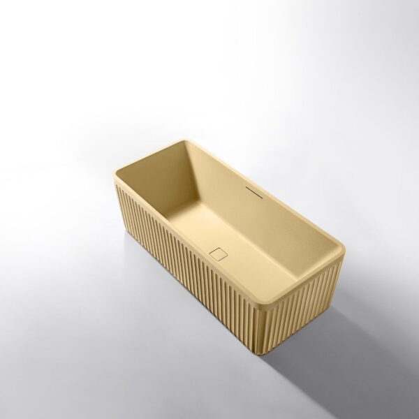 Rock Texture Bathtub Cappuccino - D005