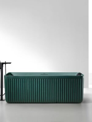 Rock Texture Bathtub Malachite-Green - D005