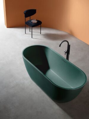 Rock Texture Bathtub Malachite - Green - D002