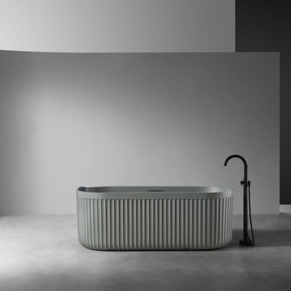 Rock Texture Bathtub Cement-Grey - D006