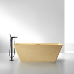 Rock Texture Bathtub Cappuccino - D001