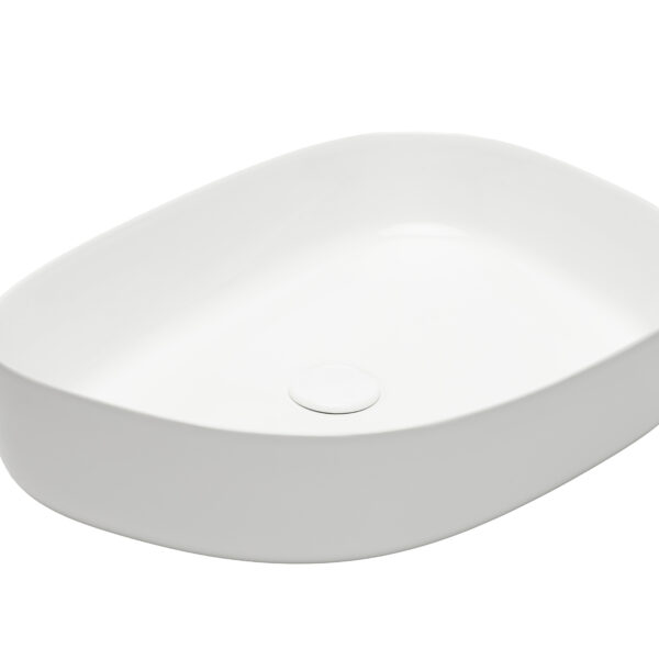 Glossy White Counter Basin- 114