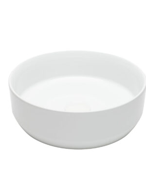 Glossy White Round Basin- 118