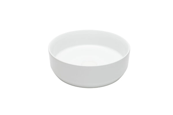 Glossy White Round Basin- 118
