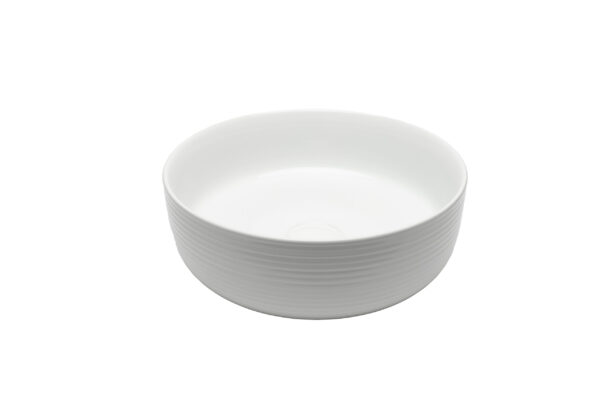 Glossy White Round Basin- 119