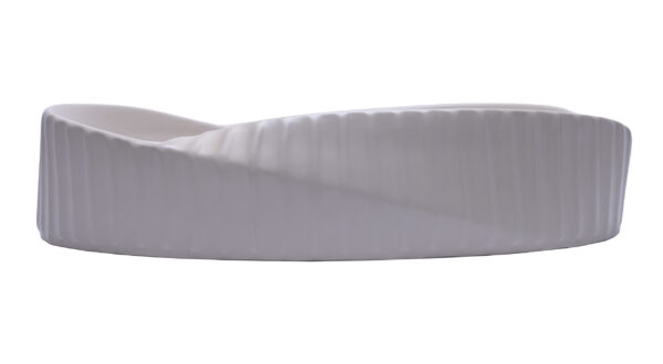 Oval Fluted Matt Basin- 123