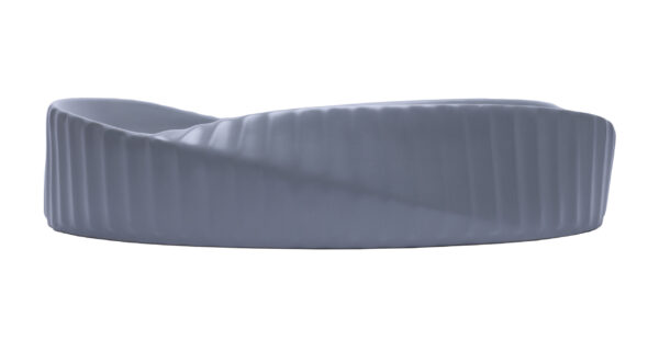 Oval Fluted Matt Basin- 123