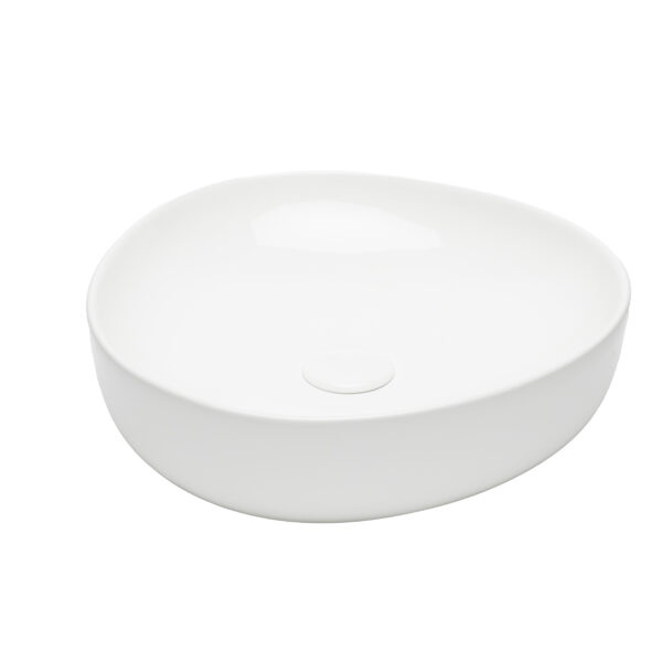 Glossy White Counter Basin- 124