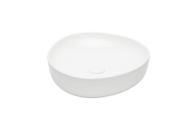 Glossy White Counter Basin- 124