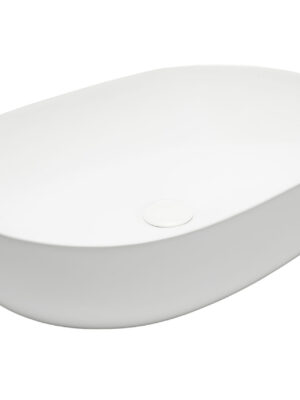 Glossy White Surface-Mounted Washbasin- 128