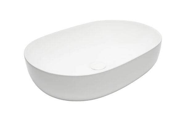 Glossy White Surface-Mounted Washbasin- 128