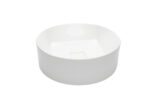 Glossy White Round Counter Basin- 130
