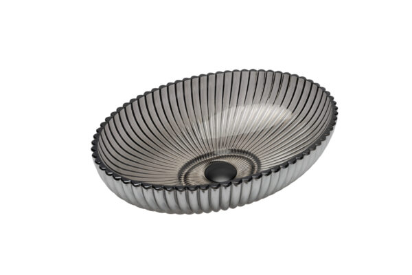 Oval Fluted Glass-002