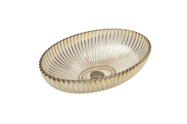 Oval Fluted Glass-002