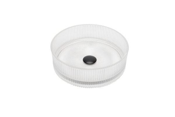 Round Fluted Glass- 004