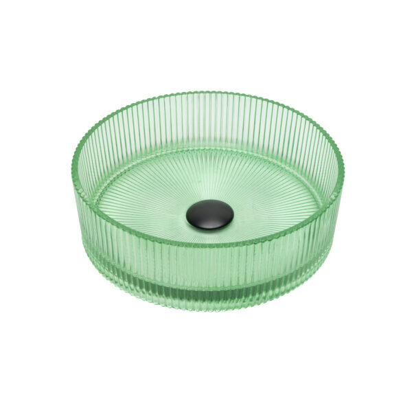 Round Fluted Glass- 004