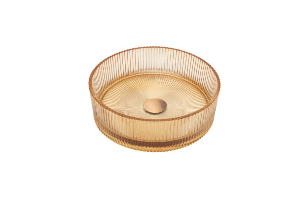 Round Fluted Glass- 004