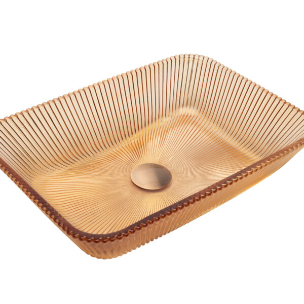 Fluted Rectangular Basin-007