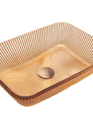 Fluted Rectangular Basin-007
