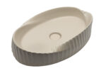 Oval Fluted Matt Basin- 123