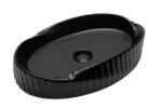 Oval Fluted Matt Basin- 123