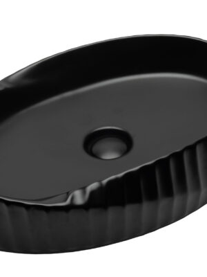 Oval Fluted Matt Basin- 123