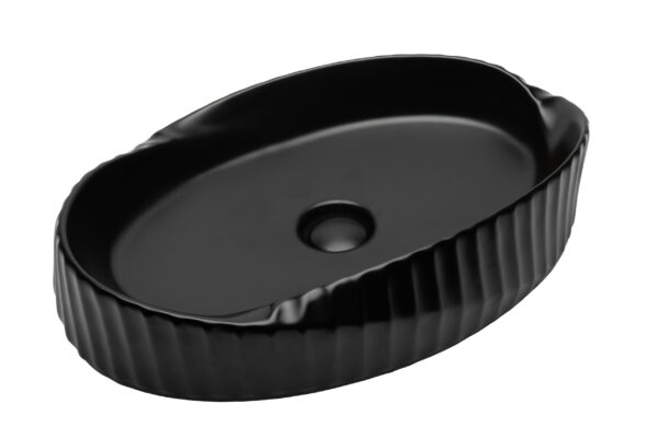 Oval Fluted Matt Basin- 123