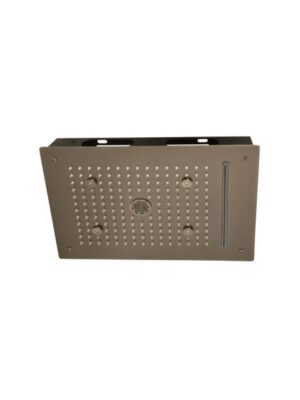 16x12 Four Function Brush Gun Gray Ceiling Shower