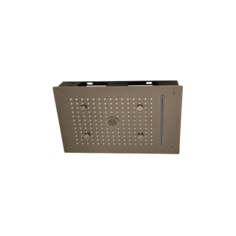 16x12 Four Function Brush Gun Gray Ceiling Shower