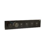 Matte Black Thermostatic Diverter – Four Function Square Click