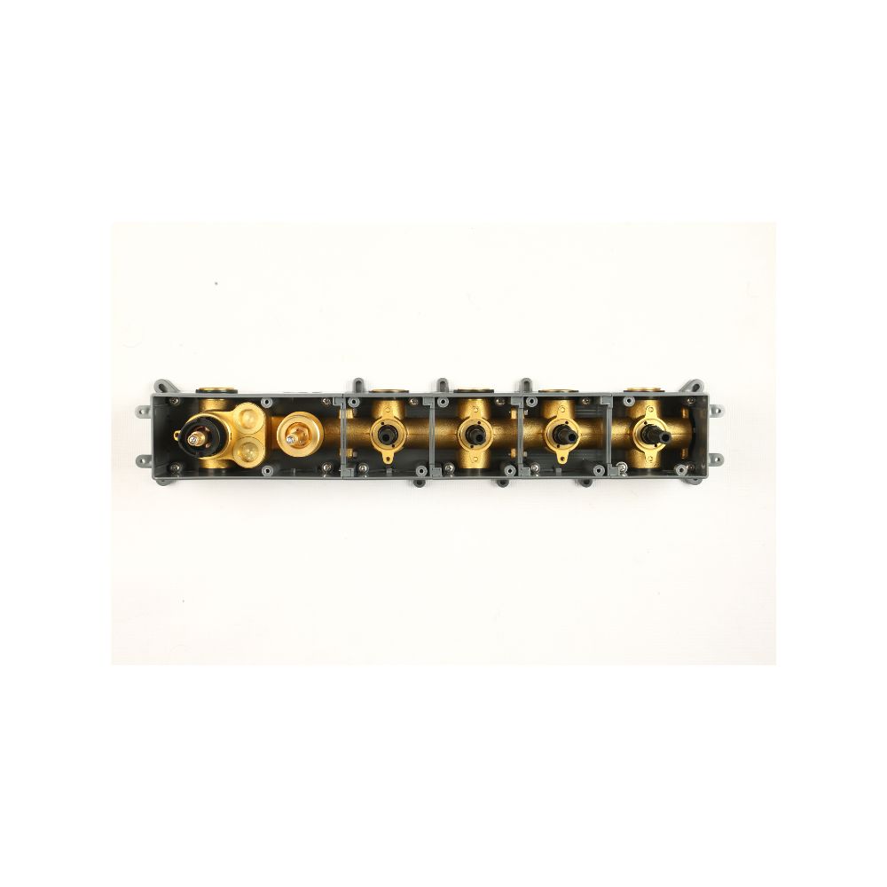 Rose Gold Thermostatic Diverter – Four Function Round Click - Image 3
