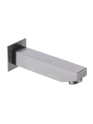 Gun Metal Gray Plain Bath Spout