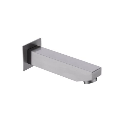 Gun Metal Gray Plain Bath Spout