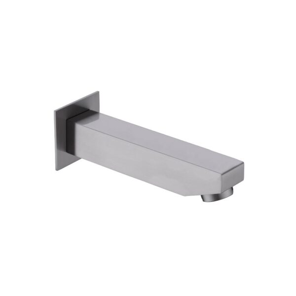 Gun Metal Gray Plain Bath Spout