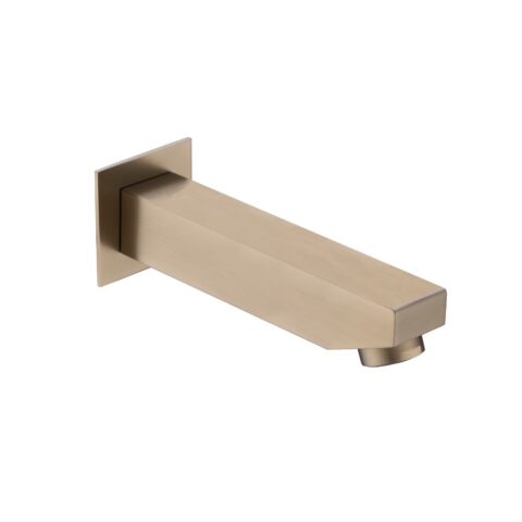 French Gold Plain Bath Spout