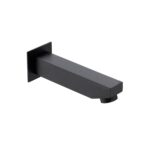 Matte Black Plain Bath Spout
